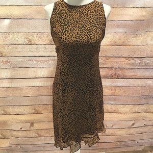 Silk Cheetah Dress